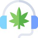 headphones,communications,drugs,botanical,customer service,customer support,Weed,Cannabis